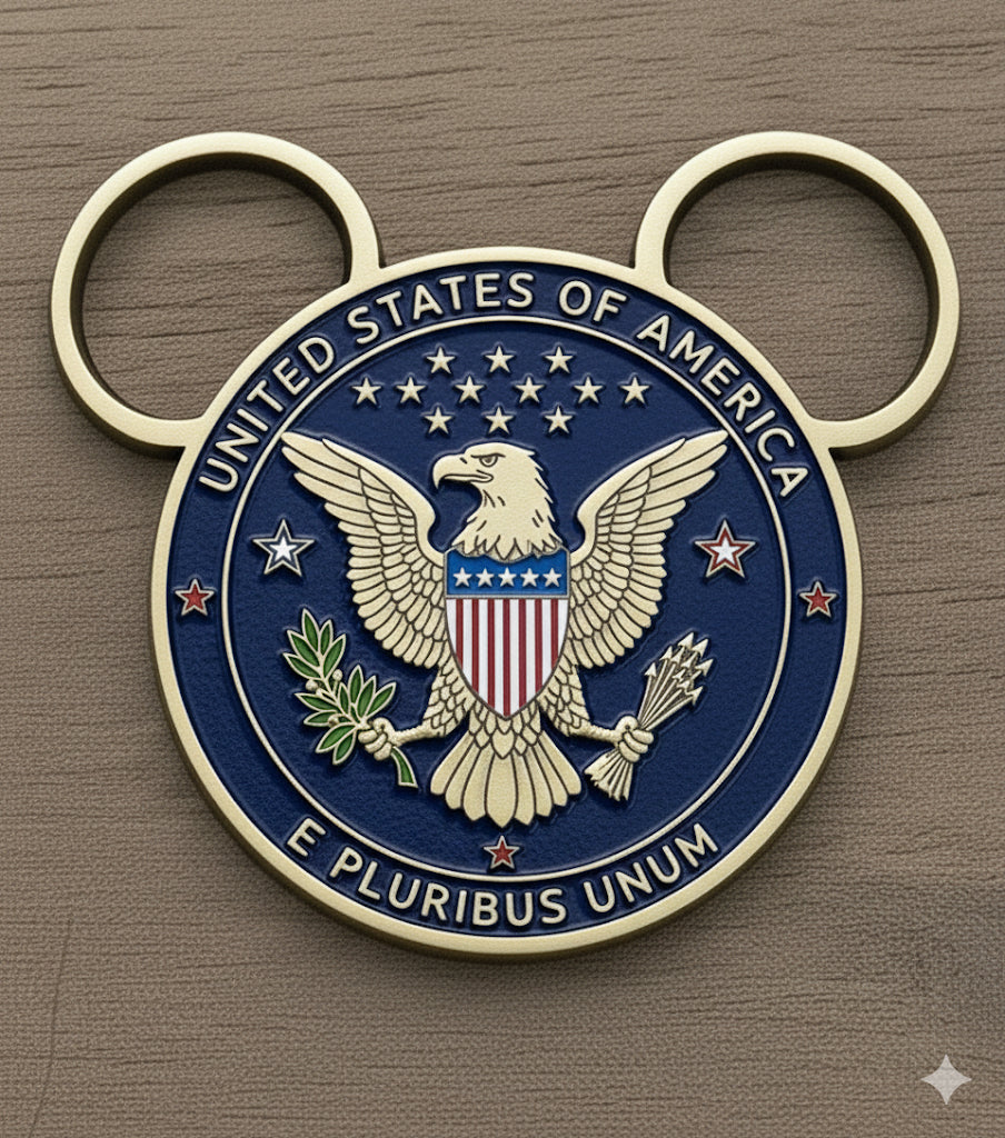 Disney Mickey Mouse Patriotic Challenge Coin