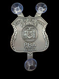 NYPD Silver Shield Medallion For Car Windshield                   ***Family Member***