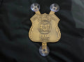NYPD Gold Shield Medallion For Car Windshield                   ***Family Member***