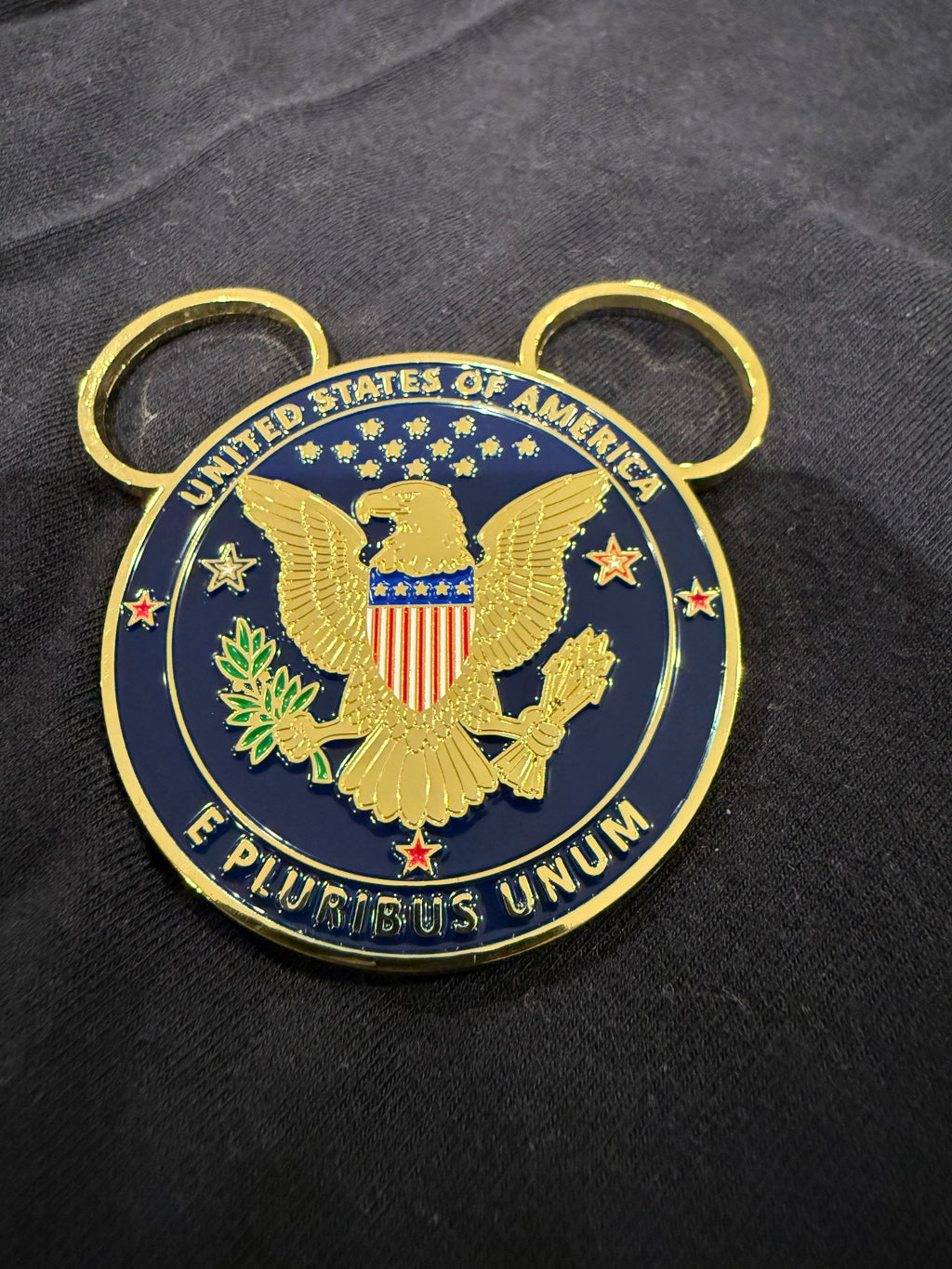 Disney Mickey Mouse Patriotic Challenge Coin